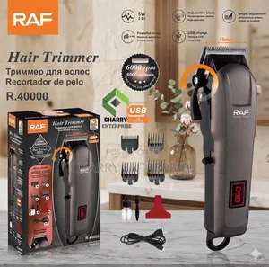 RAF Rechargeable Hair Trimmer with Digital Display