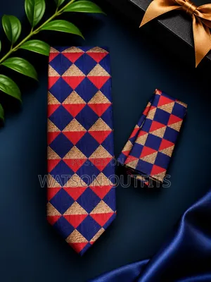 Men's Tie and Pocket Square Set - New Combo