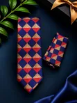 Men's Tie and Pocket Square Set - New Combo - 3