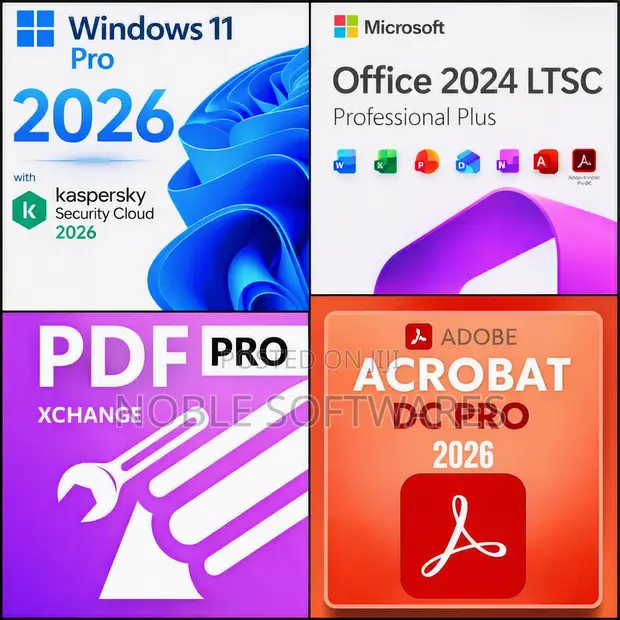 Windows 11 Pro + Microsoft Office 2024 + PDF Software - 1
