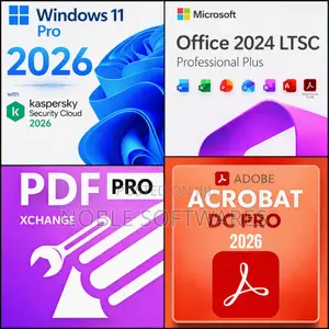 Windows 11 Pro + Microsoft Office 2024 + PDF Software