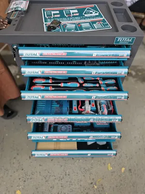 Total 396 Pcs Tool Chest Set with Cordless Impact Wrench
