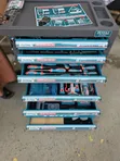 Total 396 Pcs Tool Chest Set with Cordless Impact Wrench - 1