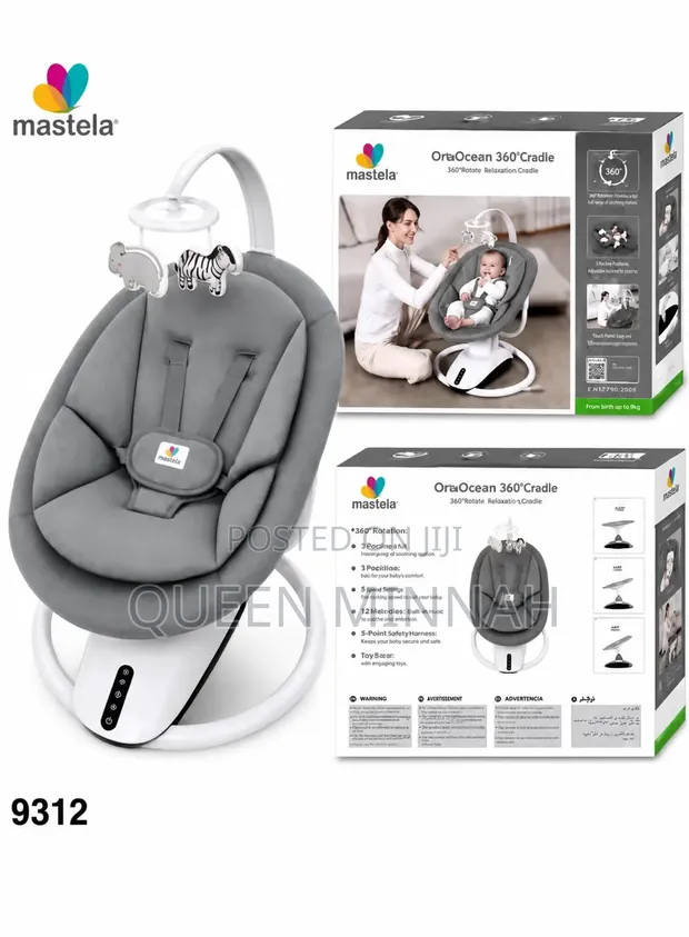 Mastela 9312 OttaOcean 360° Cradle Baby Swing - 1