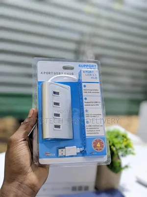 4-Port USB 3.0 Hub - High Speed Multiport Splitter
