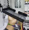 Black Rectangular Stainless Steel Soap Holder - 2