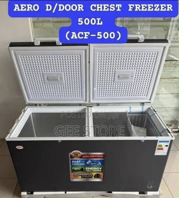 Aero 500L Double Door Chest Freezer (ACF-500) - 1