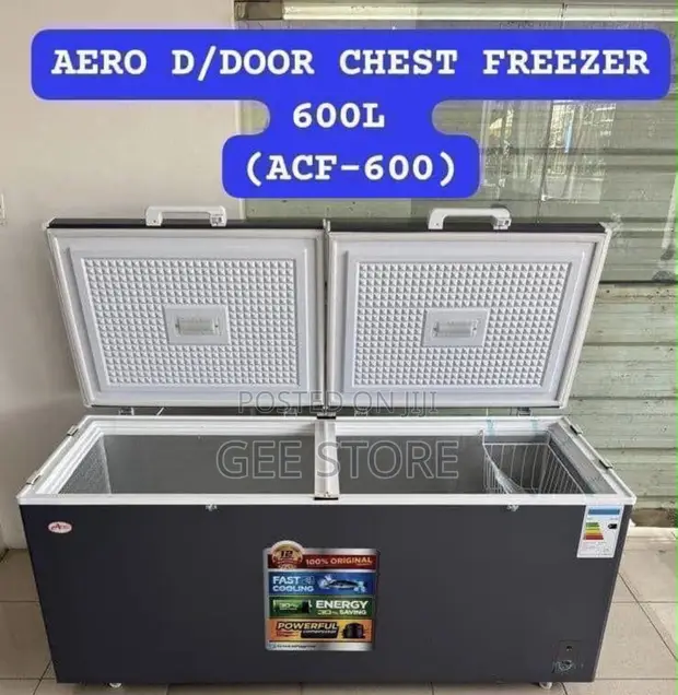 Aero 600L Double Door Chest Freezer (ACF-600) - 1