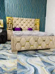Gold Fashion Bedsofa - Mpya Kabisa - 1