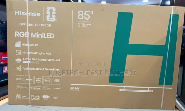 Hisense 85UR9S 85" RGB Mini-LED Smart TV VIDAA OS - 1