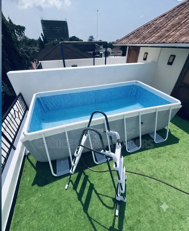 Intex Rectangular Frame Pool 4m x 2m x 1m - 1