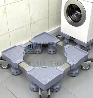 Heavy Duty Movable Adjustable Stand for Washing Machine/Fridge (200kg)