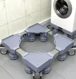 Heavy Duty Movable Adjustable Stand for Washing Machine/Fridge (200kg) - 2
