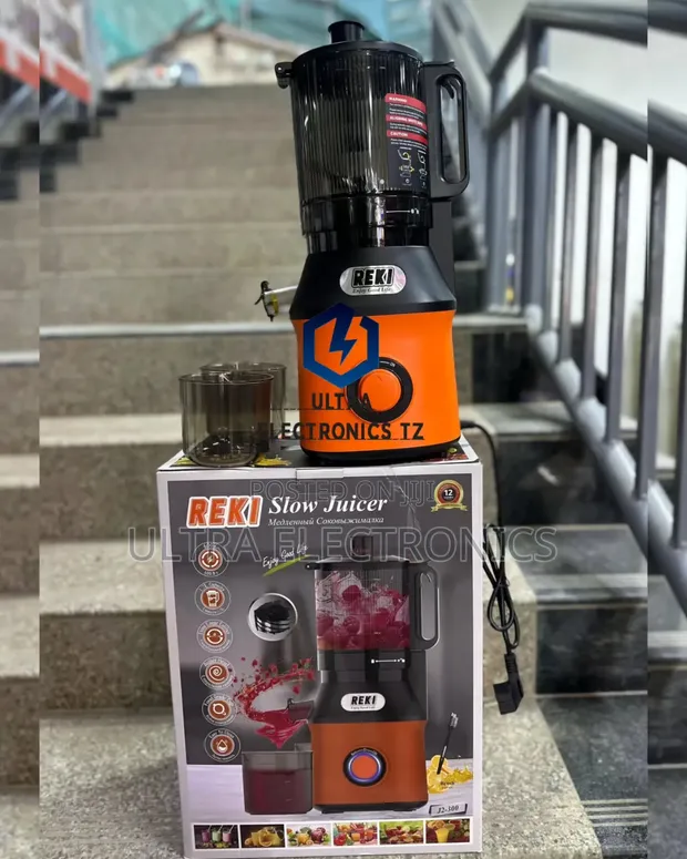 Reki Slow Juicer with 600W Power & Ice Cream Maker Function - 1