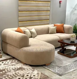 Brand New L-Shape Sofa - Brown