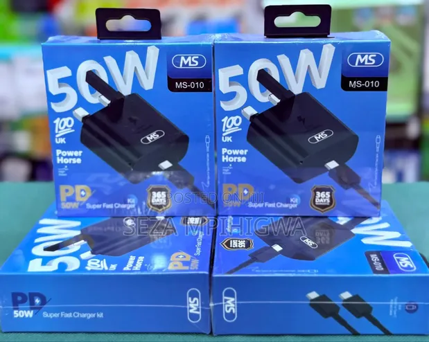 Ms Power Horse 50W Superfast C to C Charger - 1