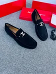 Bally, LV, Gucci, Salvatore Ferragamo Men's Leather Loafers - 1
