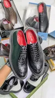 Viatu vya Ngozi vya Zara & Clarks vya Wanaume - 4