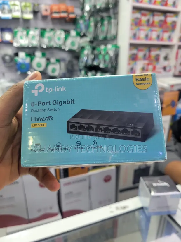 TP-Link LiteWave LS1008G 8-Port Gigabit Desktop Switch - 1