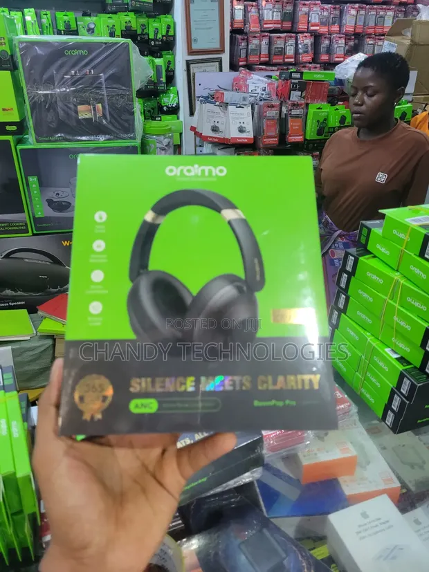 Oraimo BoomPop Pro Wireless Over-Ear Headphones - 1