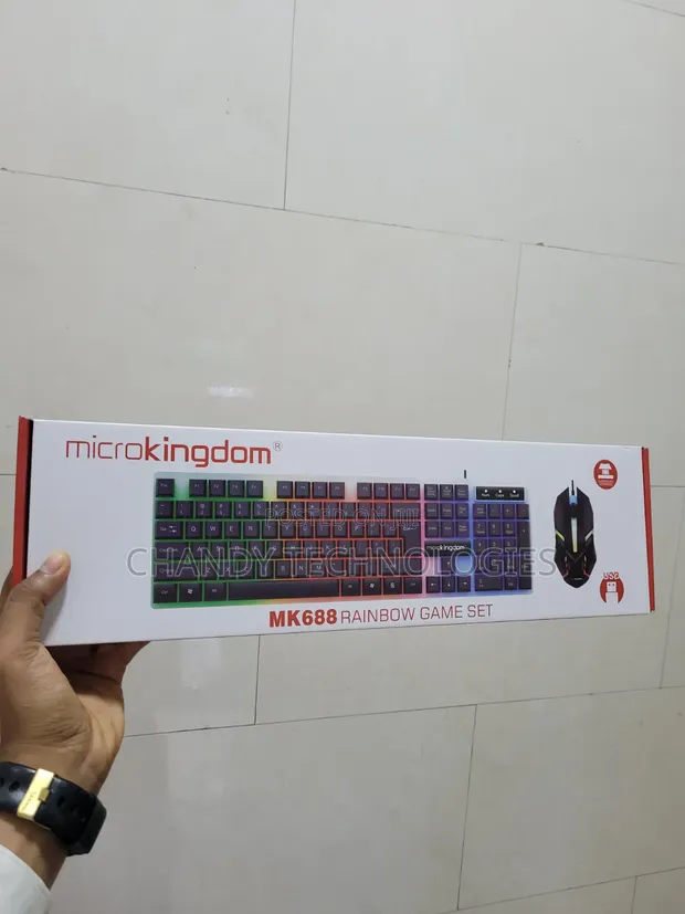 Microkingdom MK688 Gaming Keyboard and Mouse Set - 1