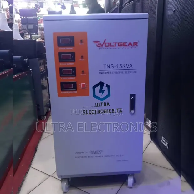 Voltgear Automatic Voltage Regulator/Stabilizer (15 KVA, 3-Phase) - 1