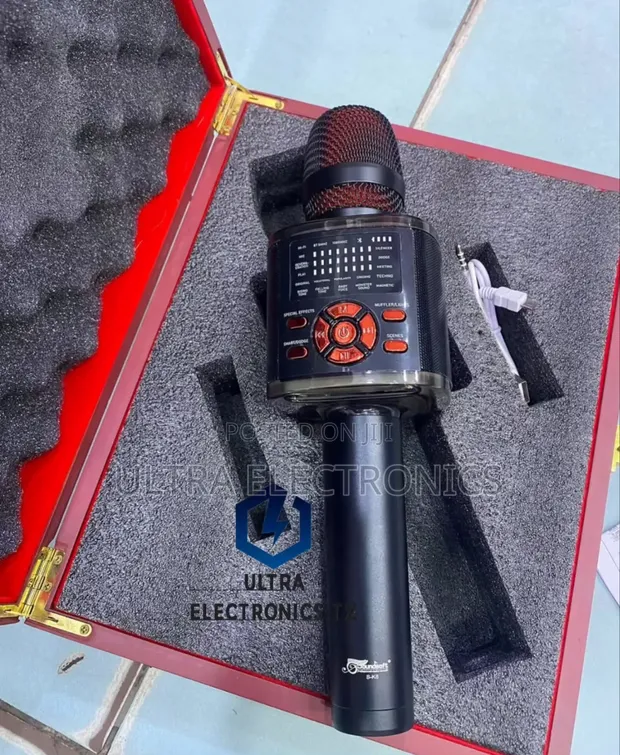 Karaoke Microphone with Built-in Speaker - 1