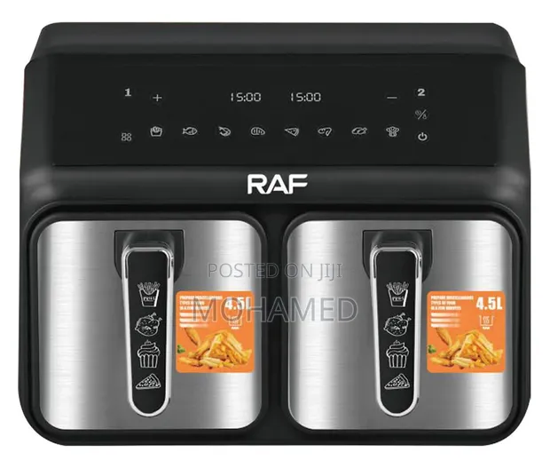 Raf Rice Cooker - 9L, Automatic, 2-in-1 Partitions - 1