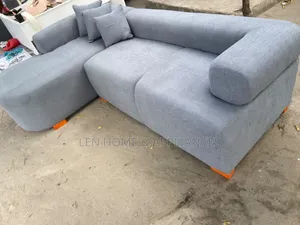 Luxury L-Shape Sofa - Fiber and Spring
