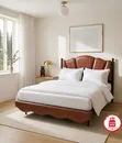 The Crown Scalloped Platform Bed (Kitanda Imara Import 5*6) - 1