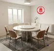 Grand Rotunda Marble Dining Set (Table + 6 Chairs) - 1