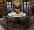 Eclipse Marble Dining Set (Table + 6 Chairs) - 3