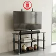Marble-Accented Glass TV Mount Console - 1
