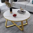 Round Coffee Table for Living Room, Bedroom, Office - 2