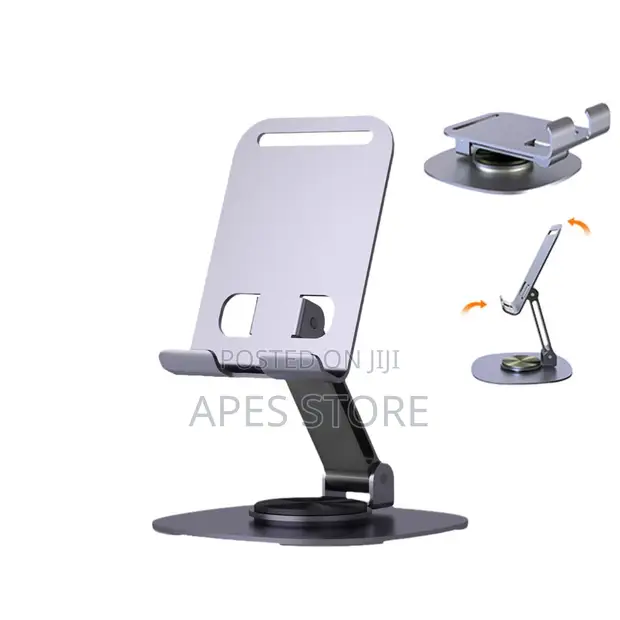 Stainless Steel Phone Stand (360 Rotate) - 1