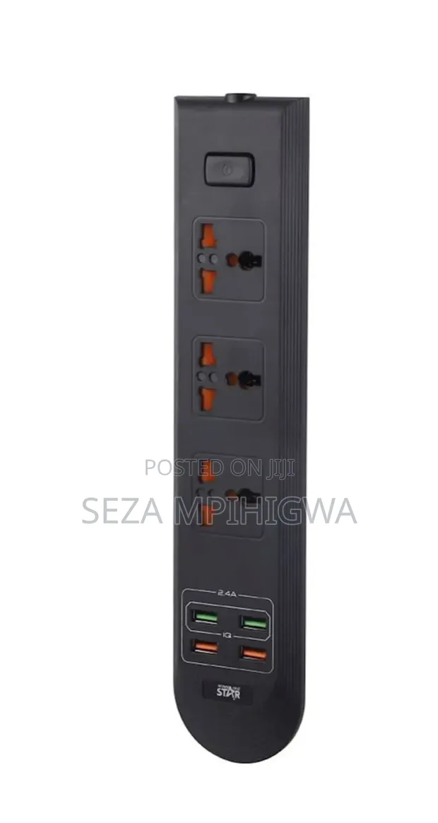 Power Socket 4-in-1 with 2m Cable - 1