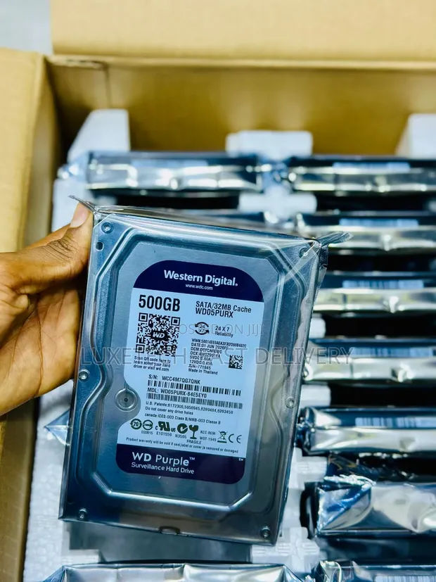 Western Digital Purple 500GB Surveillance HDD - 1