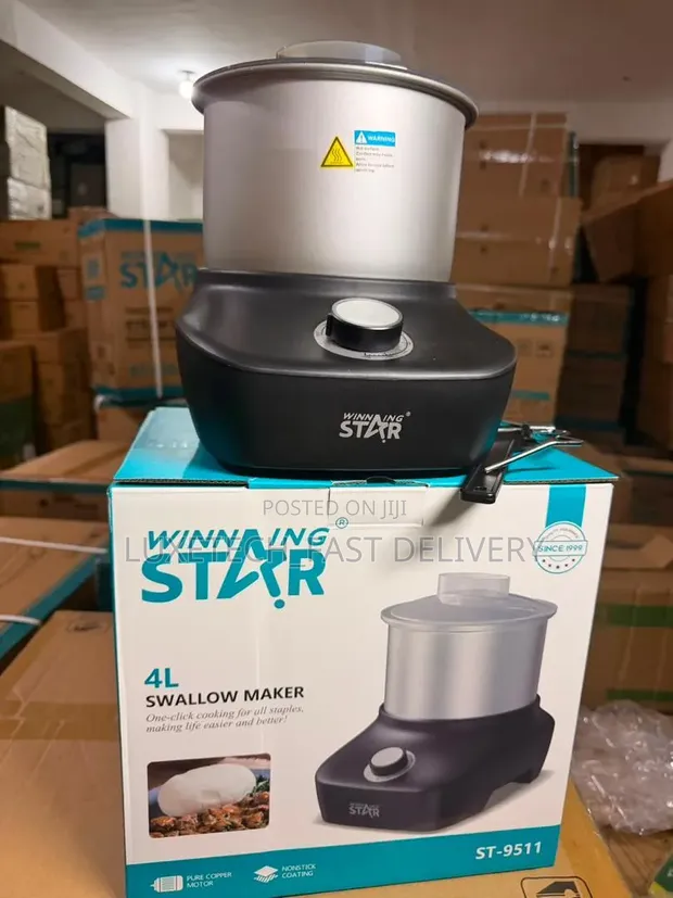 Winning Star ST-9511 4L Mashine ya Umeme ya Ugali/Fufu - 1