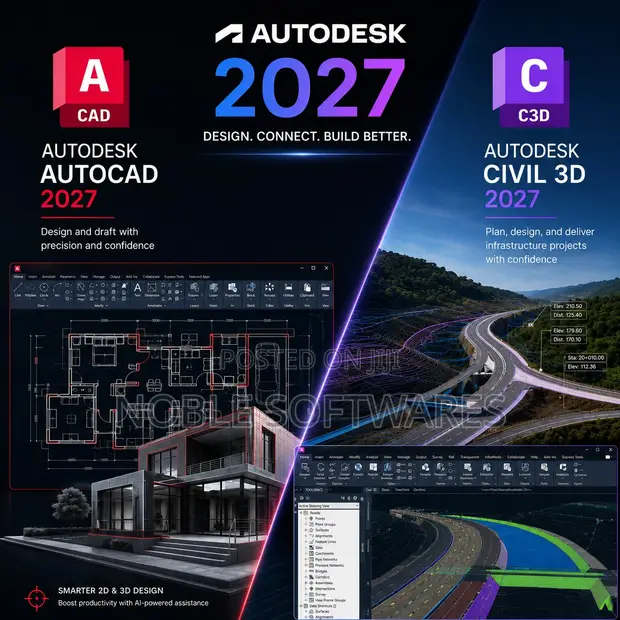 Autodesk AutoCAD & Civil 3D 2027 Software - 1