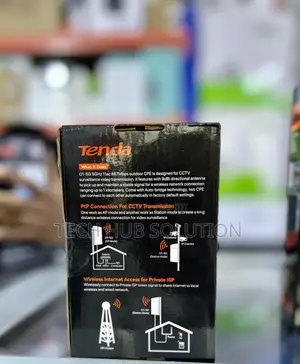 Tenda 5GHz 9dBi Outdoor CPE - Long Range Wireless Bridge