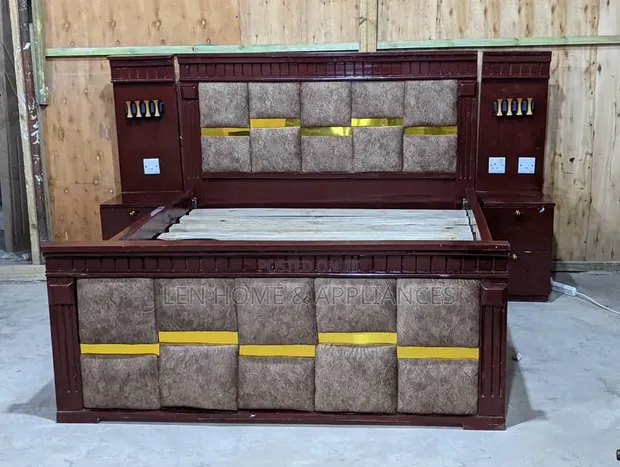 SofaSofa Sofa Bed - Rangi ya Chokoleti na Kahawia - 1