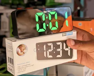 GH-0712L Digital LED Table Clock with Mirror