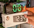GH-0712L Digital LED Table Clock with Mirror - 2