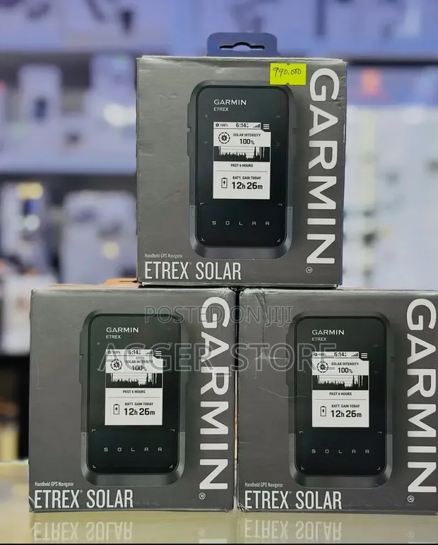 Garmin eTrex Solar Handheld GPS Navigator - 1