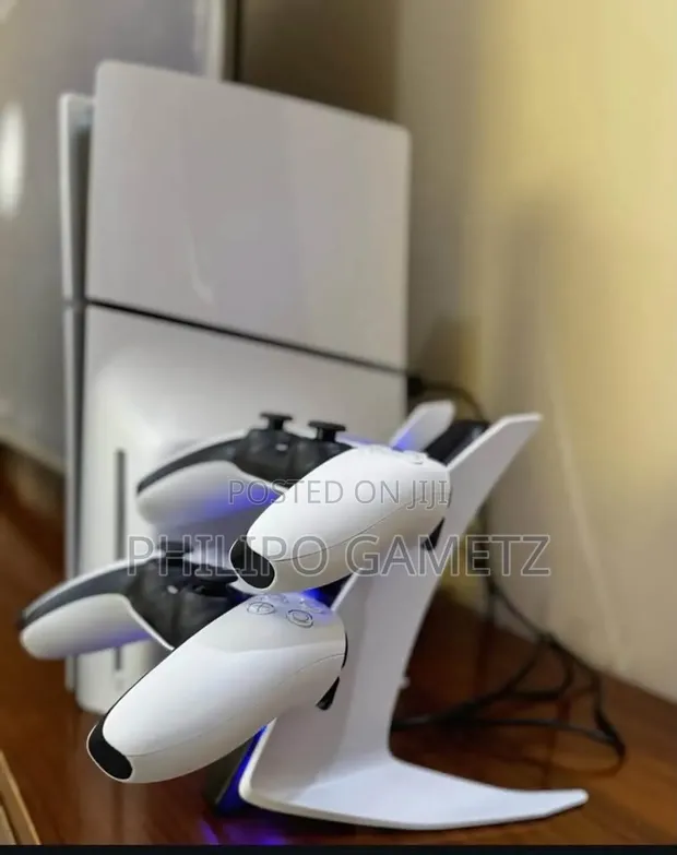 PS5 Slim Disc Console with 2 Controllers & 5 Games - 1