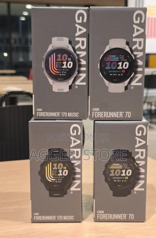Garmin Forerunner 170 Music 43mm GPS Running Smartwatch - 1