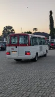 Toyota Coaster 2007 - Red School Bus - 4