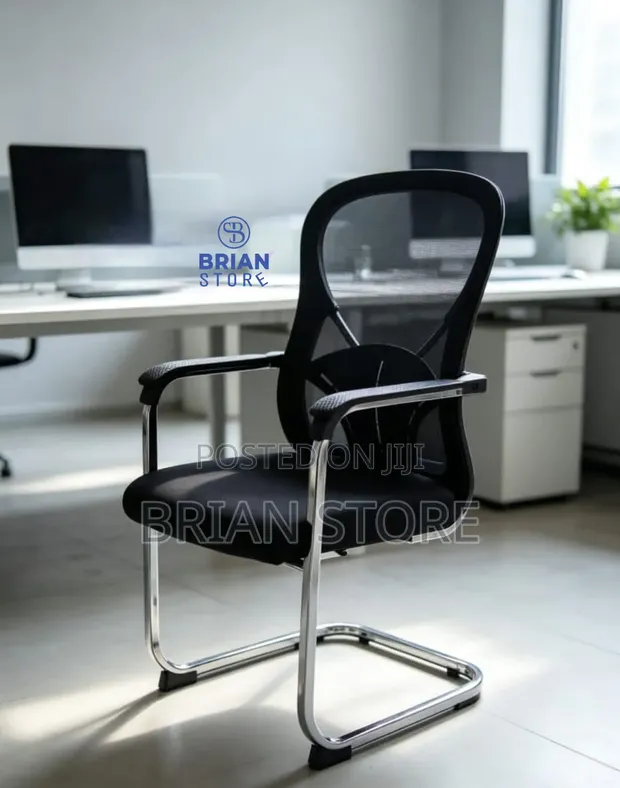 Executive Conference Chair - Black Mesh - 1