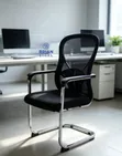 Executive Conference Chair - Black Mesh - 1