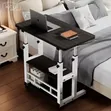 Black Adjustable Table 80x40x90cm - 1